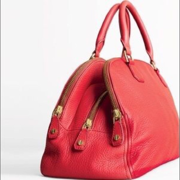 JCrew Biennial Red Leather Satchel - Picture 3 of 16